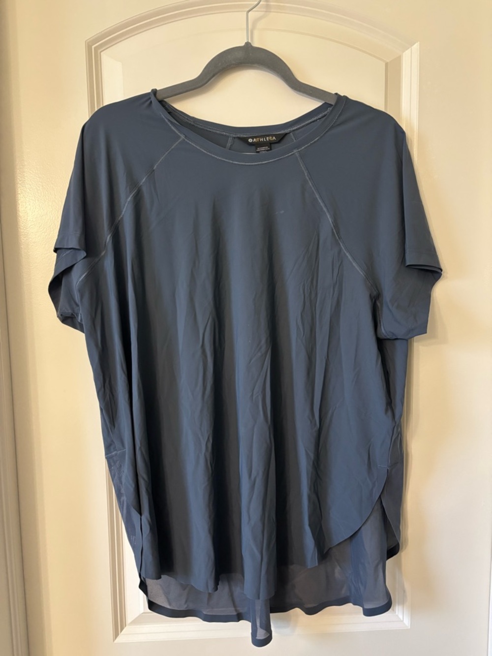 Athleta Women’s Slate Blue Short-Sleeve Performance Tee